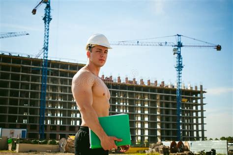 Handsome Male Athlete Man With Naked Torso Stock Image Image Of Heat Lifestyle 96079871