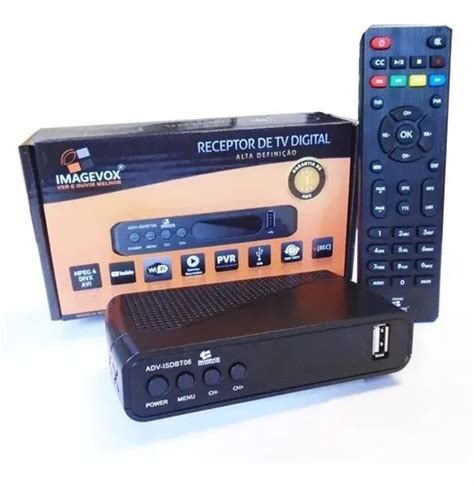 Conversor Digital Hd Terrestre Uhf Hdtv 20 Metros De Cabo