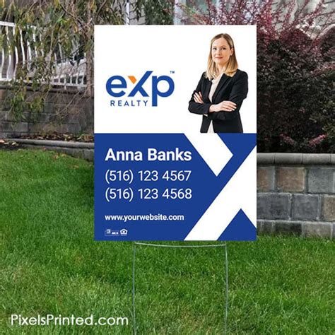 Exp Realty Yard Sign X Exp Realty Lawn Etsy