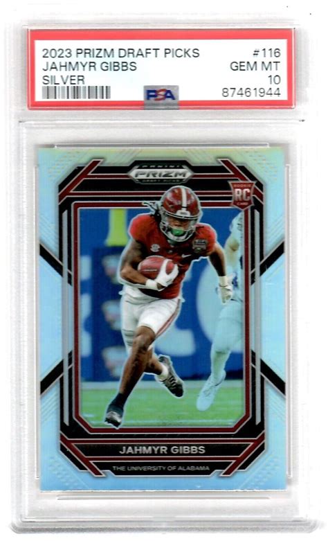 Jahmyr Gibbs Prizm Draft Picks Silver Price Guide Sports