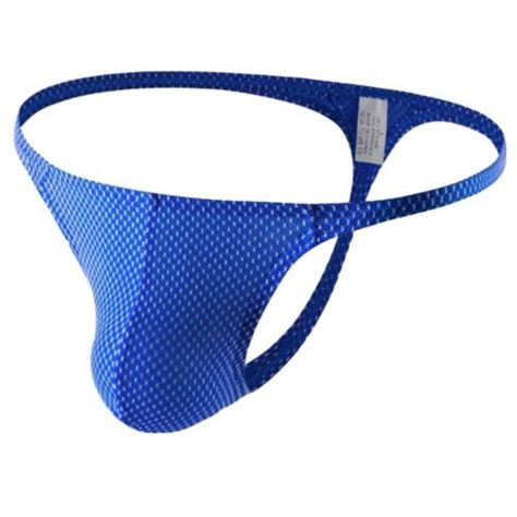 Low Waist Sexy Men S T Back G String Thong Bikini Soft Underwear Pouch Panties Ebay