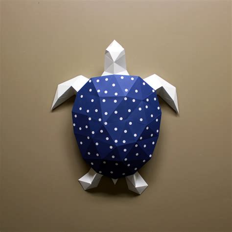 Diy Paper Sculpture Kit Turtle