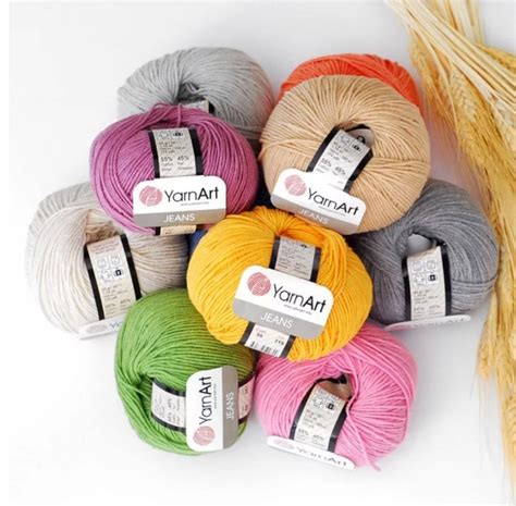 Yarnart Jeans G Cotton Yarn Knitting Yarn Crochet Soft Yarn Baby