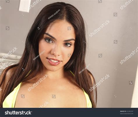 Sexy Brunette Glamour Girl Portrait Stock Photo Shutterstock