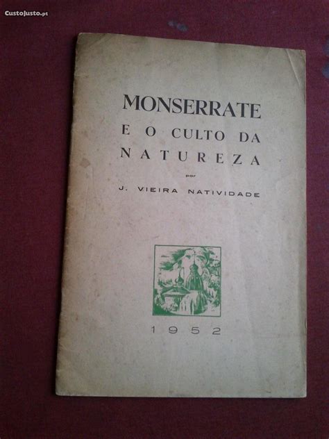 J Vieira Natividade monserrate E O Culto Da Natureza 1952 Livros à