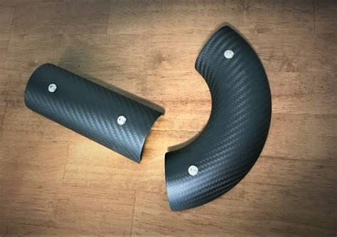 Carbon Fiber Mini Exhaust Shields