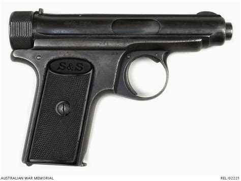 Sauer Model 13 Pistol Australian War Memorial