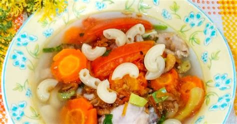 Resep Sup Makaroni Oleh Lanjarsih Mama Fifian Masakanrumahan Cookpad