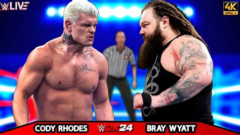 Cody Rhodes V S Bray Wyatt No Holds Barred Match SUMMERSLAM 2024