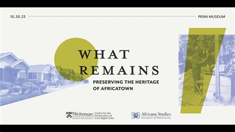 What Remains Panel 1: Listening to the Ancestors, Excavating the Storie ...