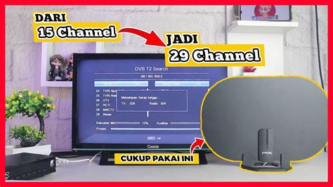 Antena Indoor MANTAP Cukup Pakai Ini Siaran TV Digital DVB T2 Dapat