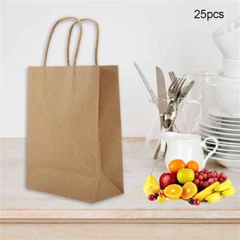 Bolsa De Regalo De 25 Piezas Papel Kraft Bolsa De Regalo De 25 Piezas