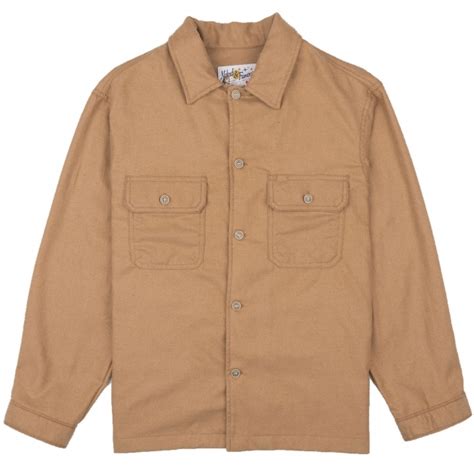 Naked Famous Over Shirt All Natural Brushed FOX