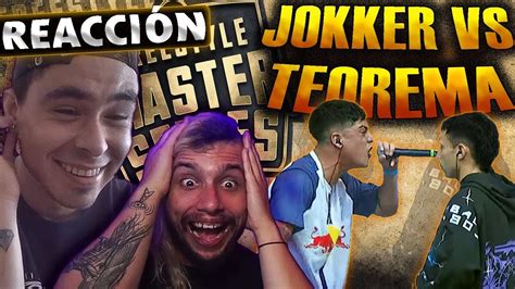 REACCIÓN TEOREMA VS JOKKER ft CLAP PSYCHO FMS Chile J2 YouTube