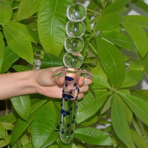 Sextoy Cm Double T Tes Verre Gode Pyrex Grand Norme Godes De Verre Cristal Anal Bout Bout