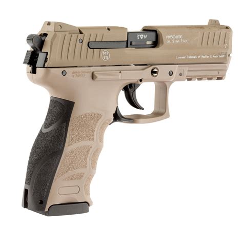 Pistolet 9 Mm à Blanc Hk P30 Tan Fde