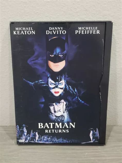 BATMAN RETURNS MICHAEL Keaton Danny DeVito Michelle Pfeiffer DVD