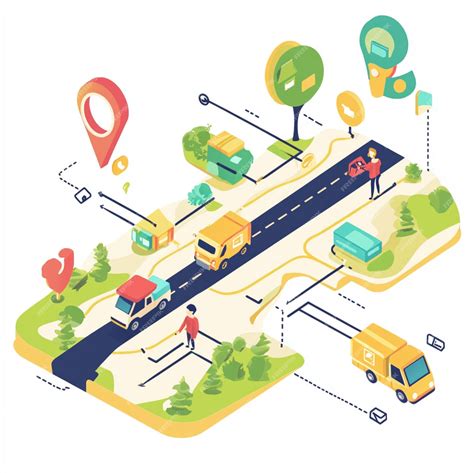 A visual of a delivery logistics team planning and optimizing lastmile routes for efficiency ...