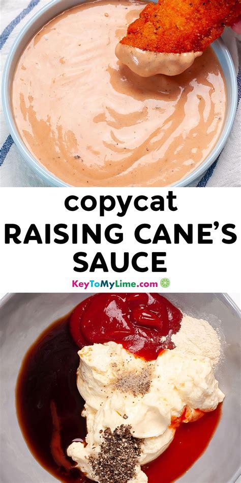 How To Make Raising Cane S Sauce Best Copycat Recipe Key To My Lime