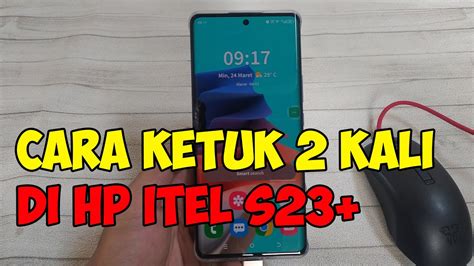 Cara Mengaktifkan Ketuk Layar Dua Kali Di Hp Itel Youtube