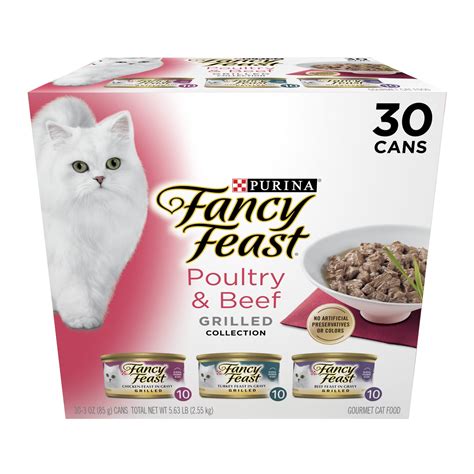 Purina Fancy Feast Poultry Beef Gravy Wet Cat Food Variety Pack Oz