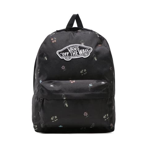 Plecak Vans Wm Realm Backpack Vn A Ui Br Black Rose Smoke Torby I