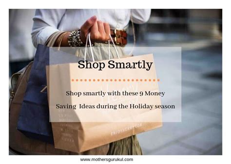 Shop smartly with these 9 - Money Saving Ideas during the holiday season