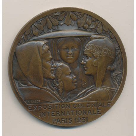 Médaille Exposition coloniale internationale Paris 1931 bronze