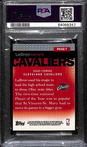 Lot Detail 2003 Topps Pristine Mini LeBron James PM21 Rookie Card