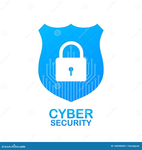 Cyber Security Logo with Shield and Check Mark. Security Shield Concept ...