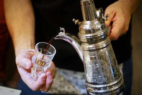 Premium Photo | Syrian coffee served with the traditional coffee pot