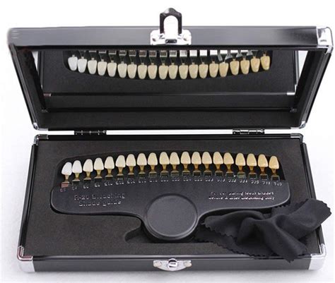 Professional R 20 Teeth Whitening Shade Guide With Mirror 20 Color