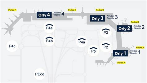 Plans Et Guides Des Terminaux Aeroport Orly Paris Orly