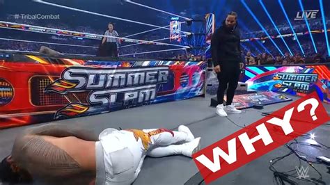 Real Reason Why Jimmy Uso Attack On Jey Uso At Summerslam Roman