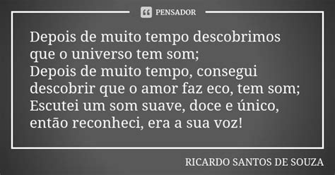 Depois De Muito Tempo Descobrimos Que O RICARDO SANTOS DE SOUZA