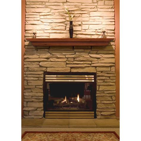 Pearl Mantels Homestead Transitional Fireplace Mantel Shelf Fireplace