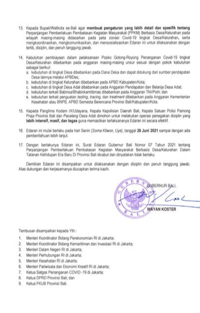 Detail Surat Edaran Gubernur Bali Koleksi Nomer 27