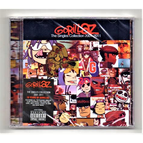 Gorillaz The Singles Collection Cd Eu Press Shopee Malaysia