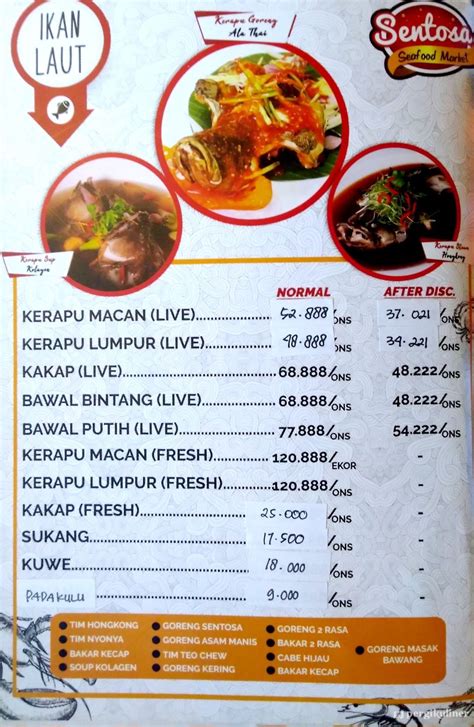 Selalu Diperbarui Menu Sentosa Seafood Sukolilo Surabaya