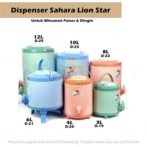 Jual Dispenser Air Drink Jar Sahara D 20 4L D 19 3L Lion Star