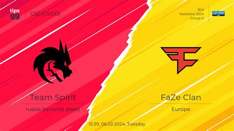 Team Spirit Vs FaZe Clan 06 02 2024 At IEM Katowice 2024 CS2 CS GO