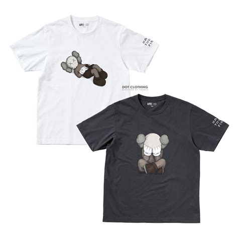 Kaws X Uniqlo Tokyo First 短t 短袖 黑 深灰 白 紅 米色 聯名 Impact