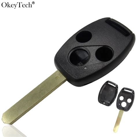 Okeytech 50Pcs Lot 3 Buttons Remote Key Shell For Honda Accord Fit