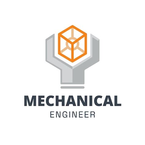 Free Vector | Mechanical engineering logo design