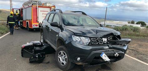 Herido Un Motorista De 55 Años En Un Accidente Con Un Coche En Las Nieves