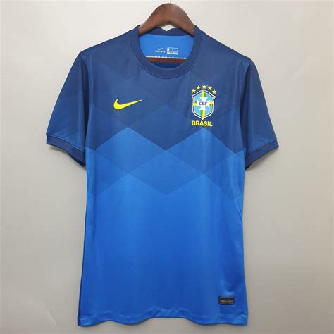 2020 2021 Copa America Brazil Away Jersey As Worn By Neymar G Jesus