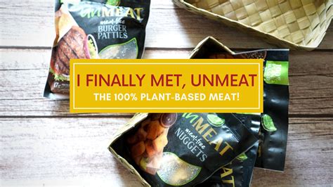 Finally Met Unmeat The Plant Based Meat Nognog In The City