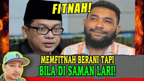 Saman Fitnah PAPAGOMO MEMFITNAH BERANI TAPI BILA DI SAMAN LARI MASUK