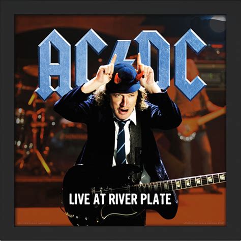 Ac Dc Live At River Plate Album Cover Framed Print The Art Group