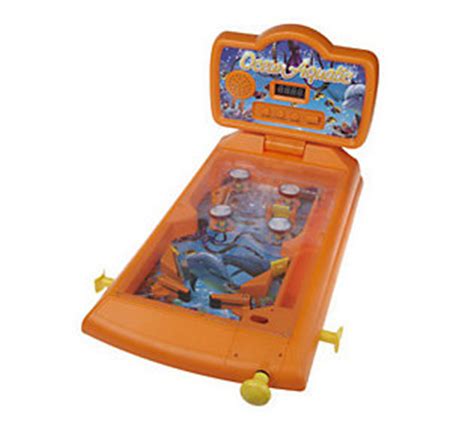 Electronic Tabletop Pinball Machine with LED Scoreboard — QVC.com